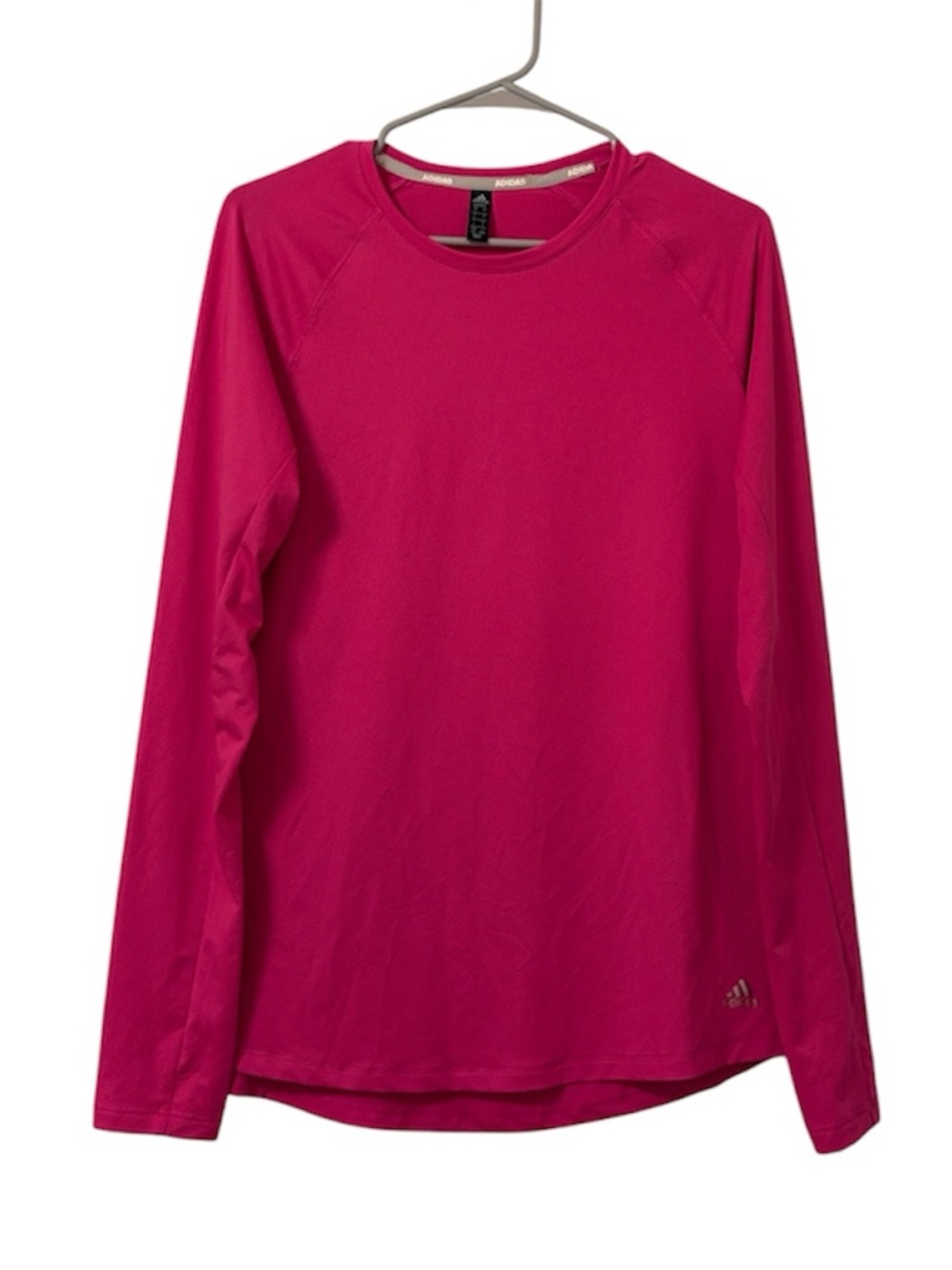 NWT Adidas Knit Baselayer Lucid Fuchsia Athletic Long Sleeve